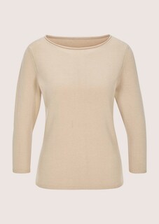 Feinstrickpullover mit U-Boot-Ausschnitt und 3/4-Arm thumbnail 6