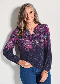 T-shirt en jersey avec motif à petits pois thumbnail 7