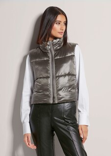 Gilet matelassé court style métallisé thumbnail 2
