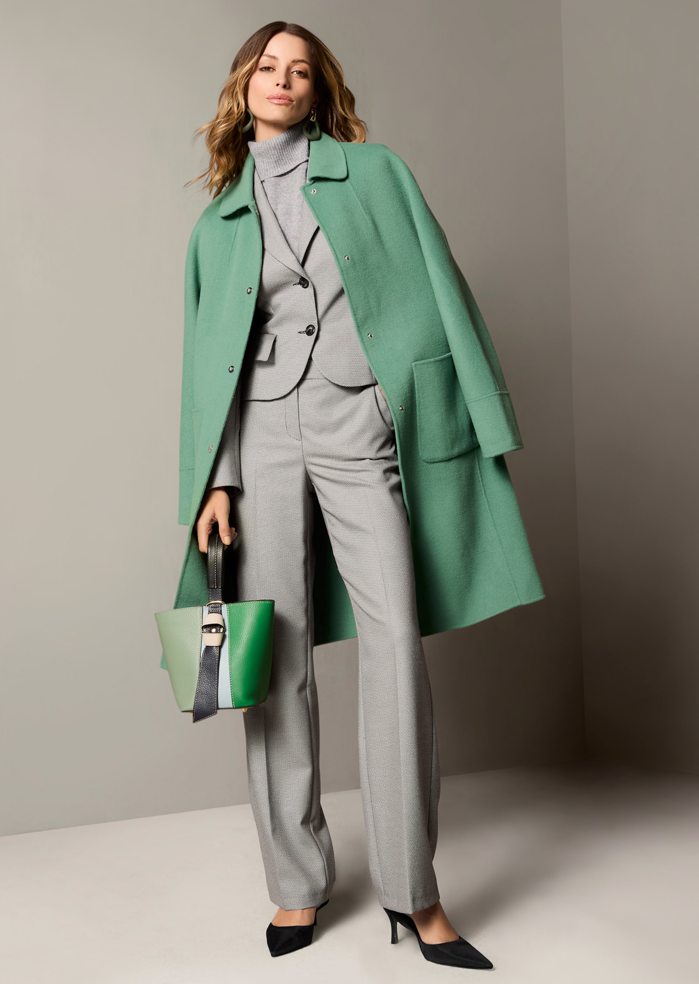 Manteau double face