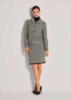 Tweed-Blazer mit französischem Esprit thumbnail 3
