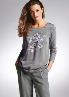 Blusenshirt mit Blumenmuster thumbnail 1