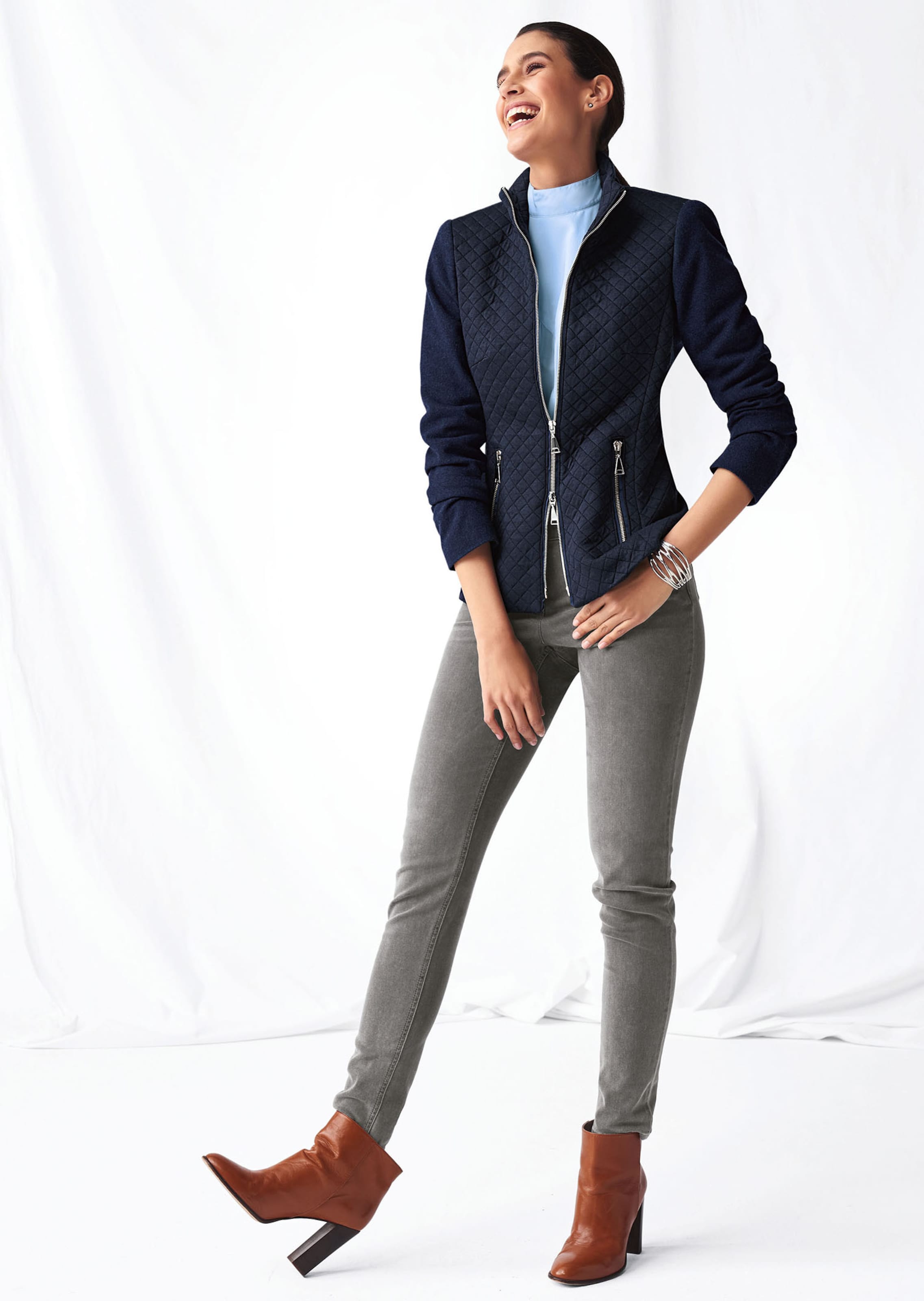 Doorgestikte blazer