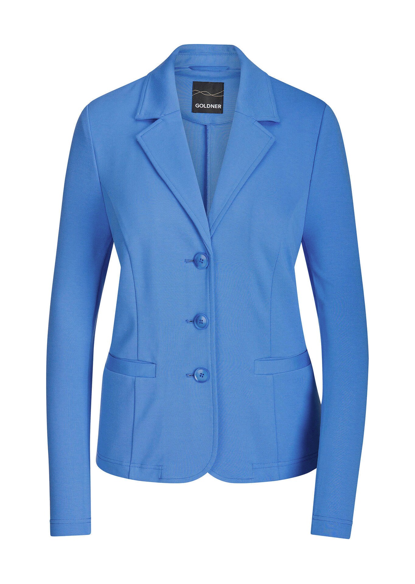 Jersey blazer met reverskraag