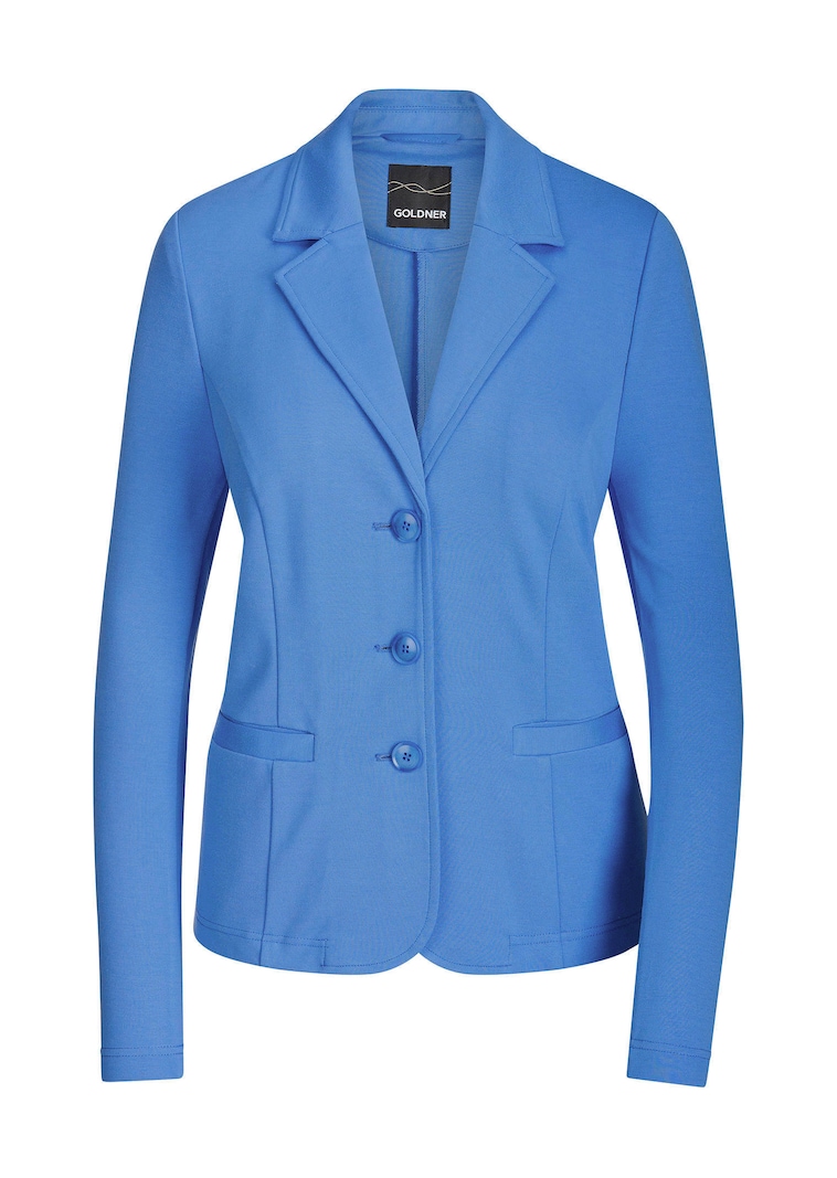 Jersey blazer met reverskraag