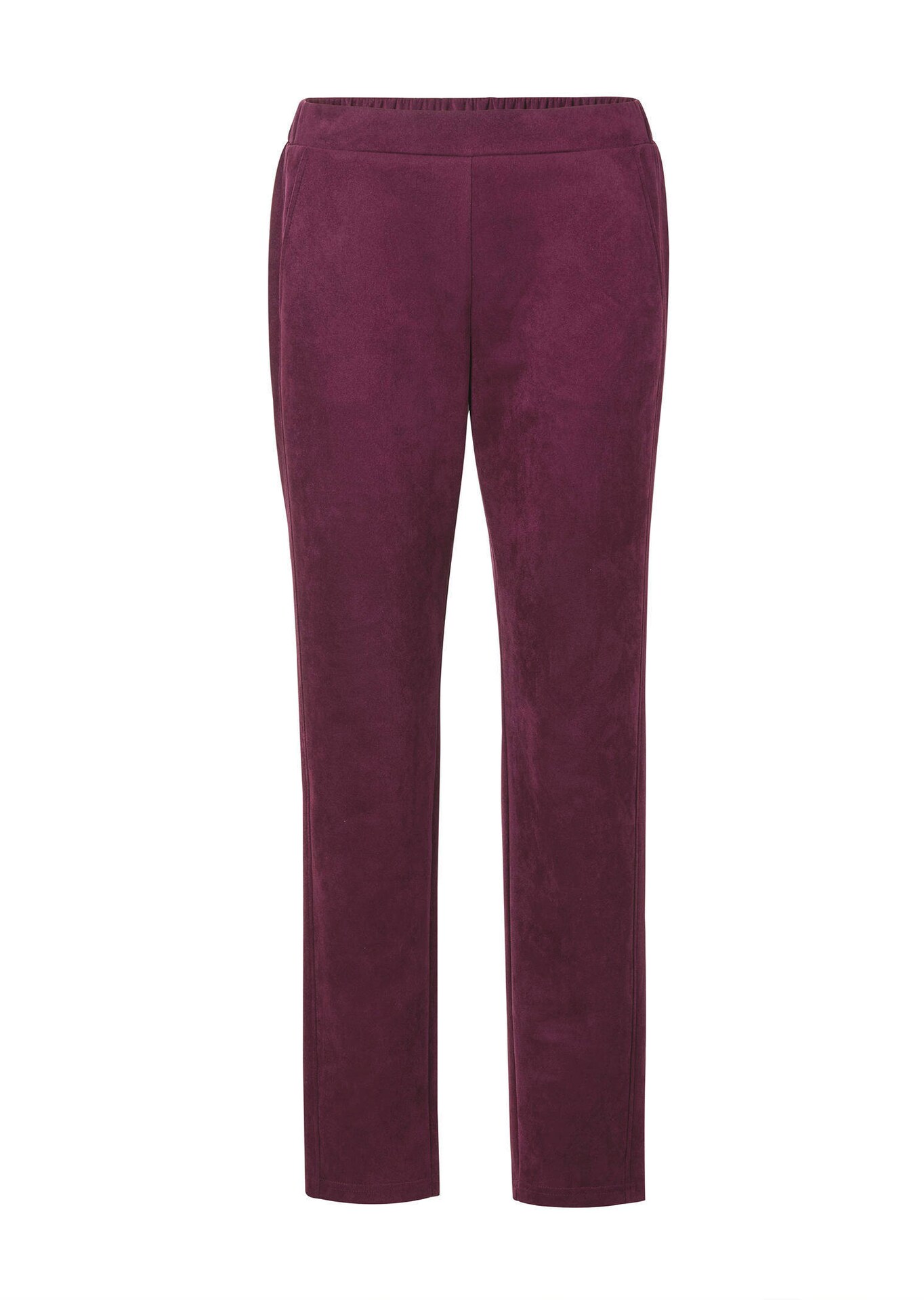 Hose LOUISA in Veloursleder-Optik