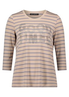 T-shirt à rayures avec imprimé scintillant thumbnail 6