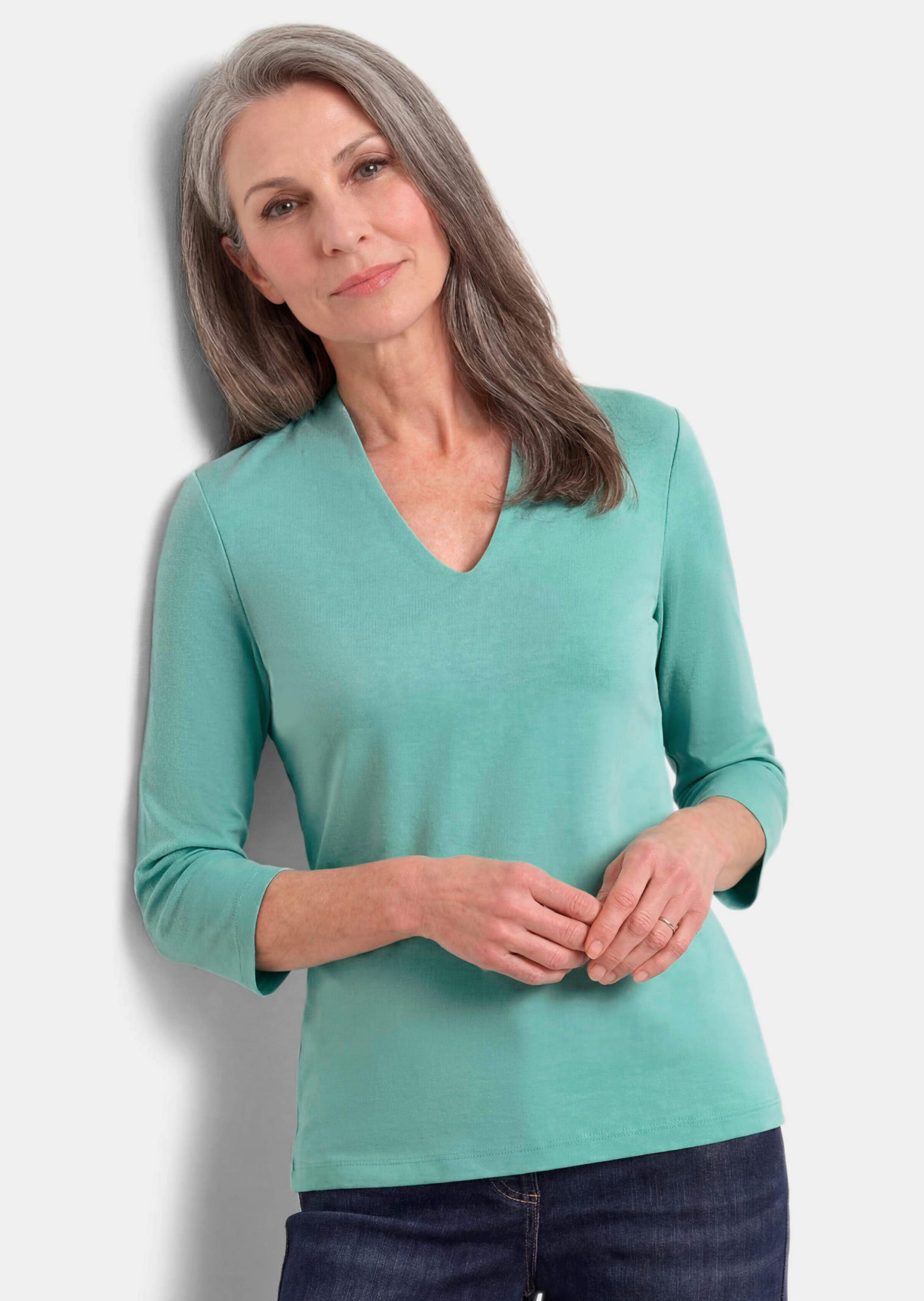 Basic shirt van interlock-jersey