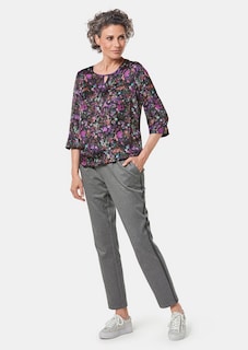 Blouse imprimée soyeuse et fluide thumbnail 2