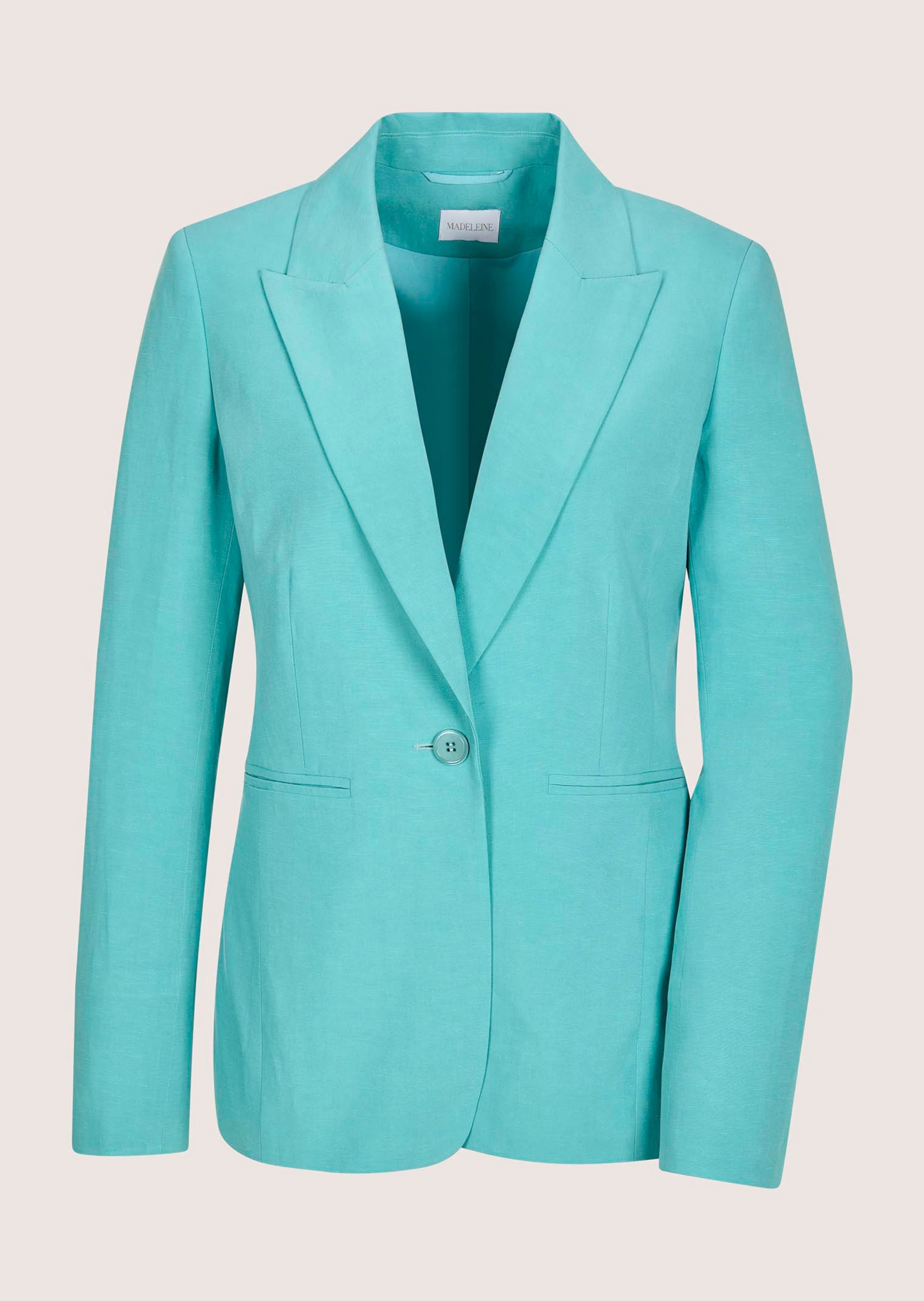 Sommerblazer mit Leinen