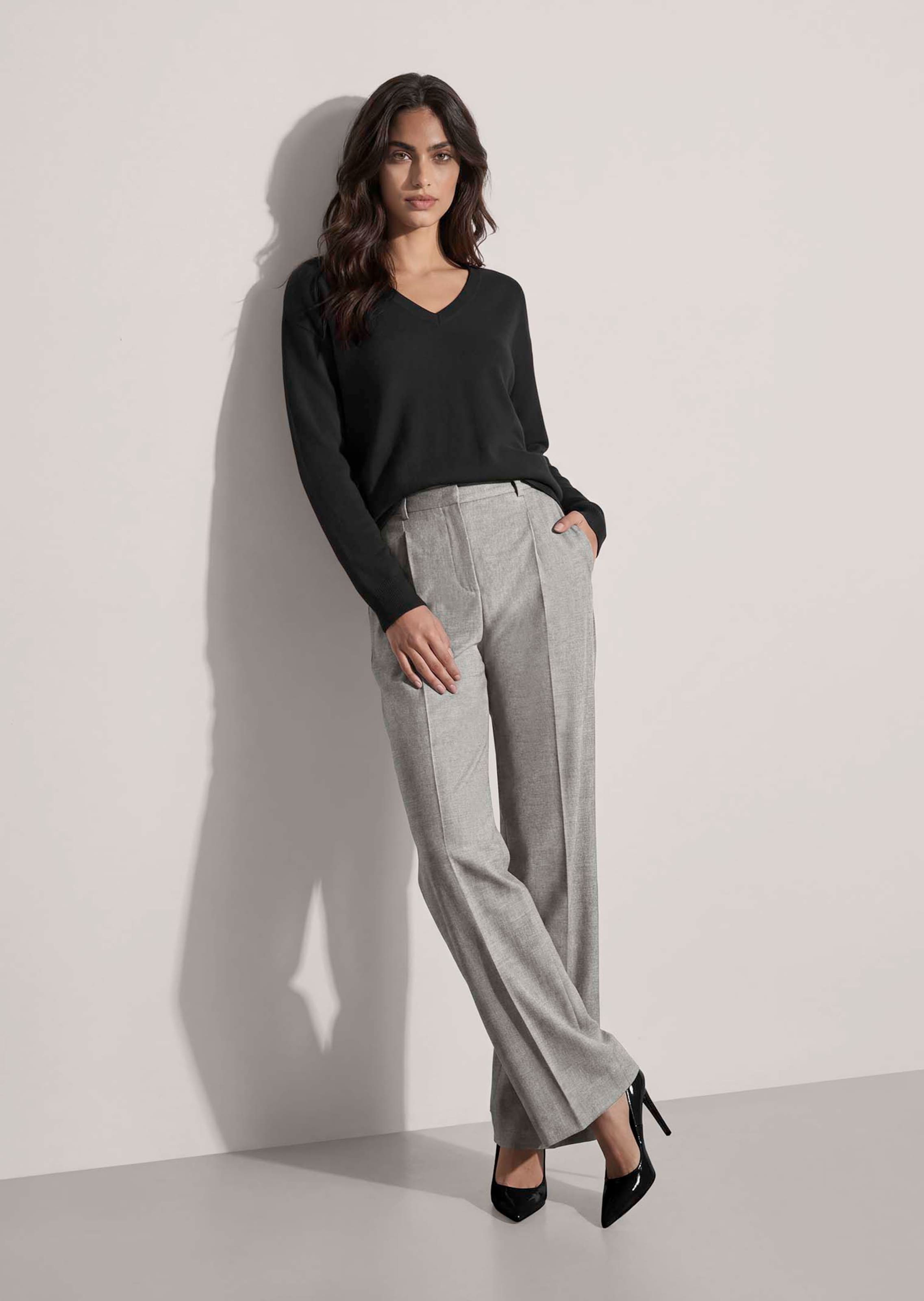 Trui met V-hals, van Good Cashmere