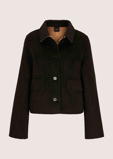 Double-faced jacket in a boxy shape thumbnail 7