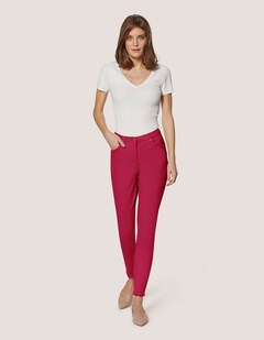 Jeans met fijne franjezoom thumbnail 3
