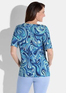 T-shirt imprimé en jersey de viscose thumbnail 2