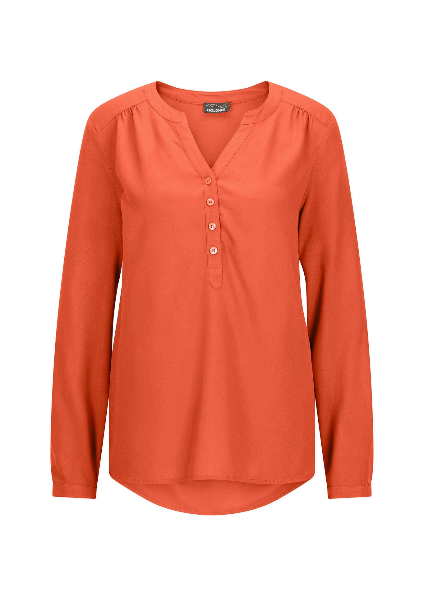 Blouse van pure viscose
