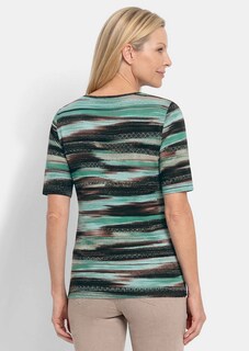 Shirt met artistiek streeppatroon thumbnail 3