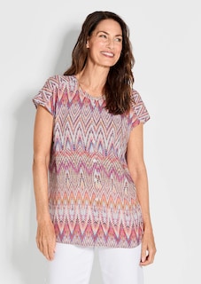 Casual blouse met print thumbnail 1