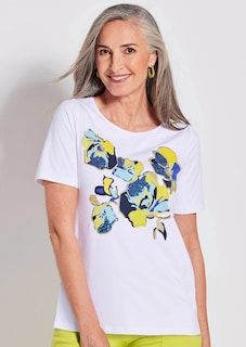 Shirt met print en borduursel thumbnail 7