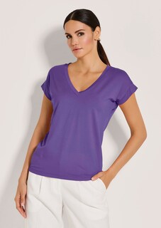 Casual V-neck top thumbnail 1