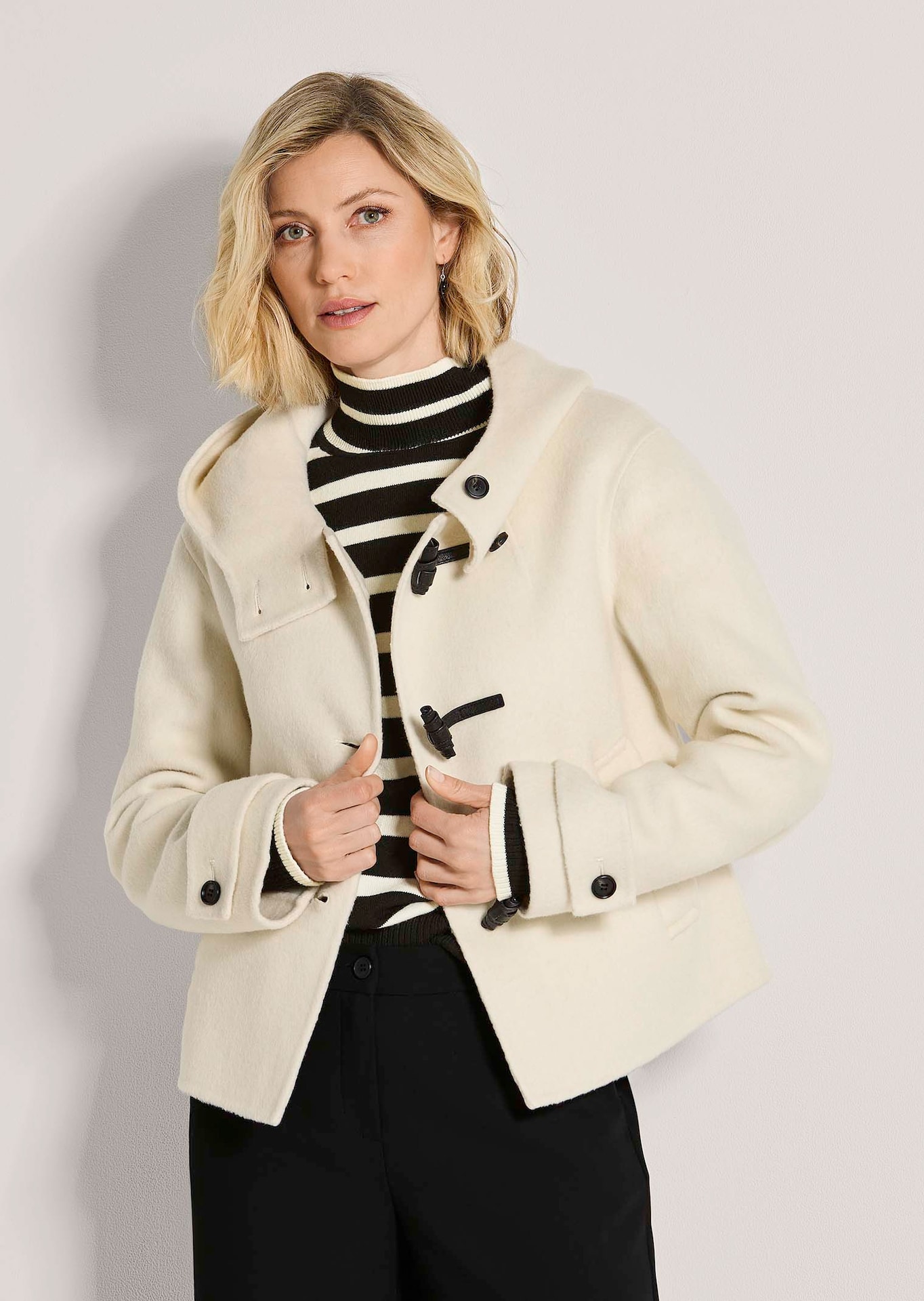 Doubleface duffelse coat