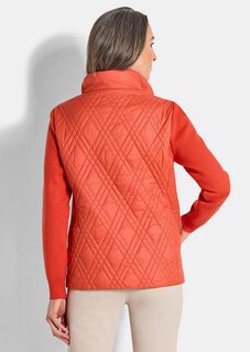 Veste de mi-saison matelassée avec tricot thumbnail 3