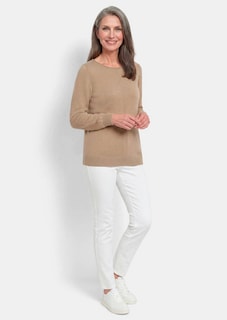 Tricot pullover van zuivere merinowol thumbnail 2