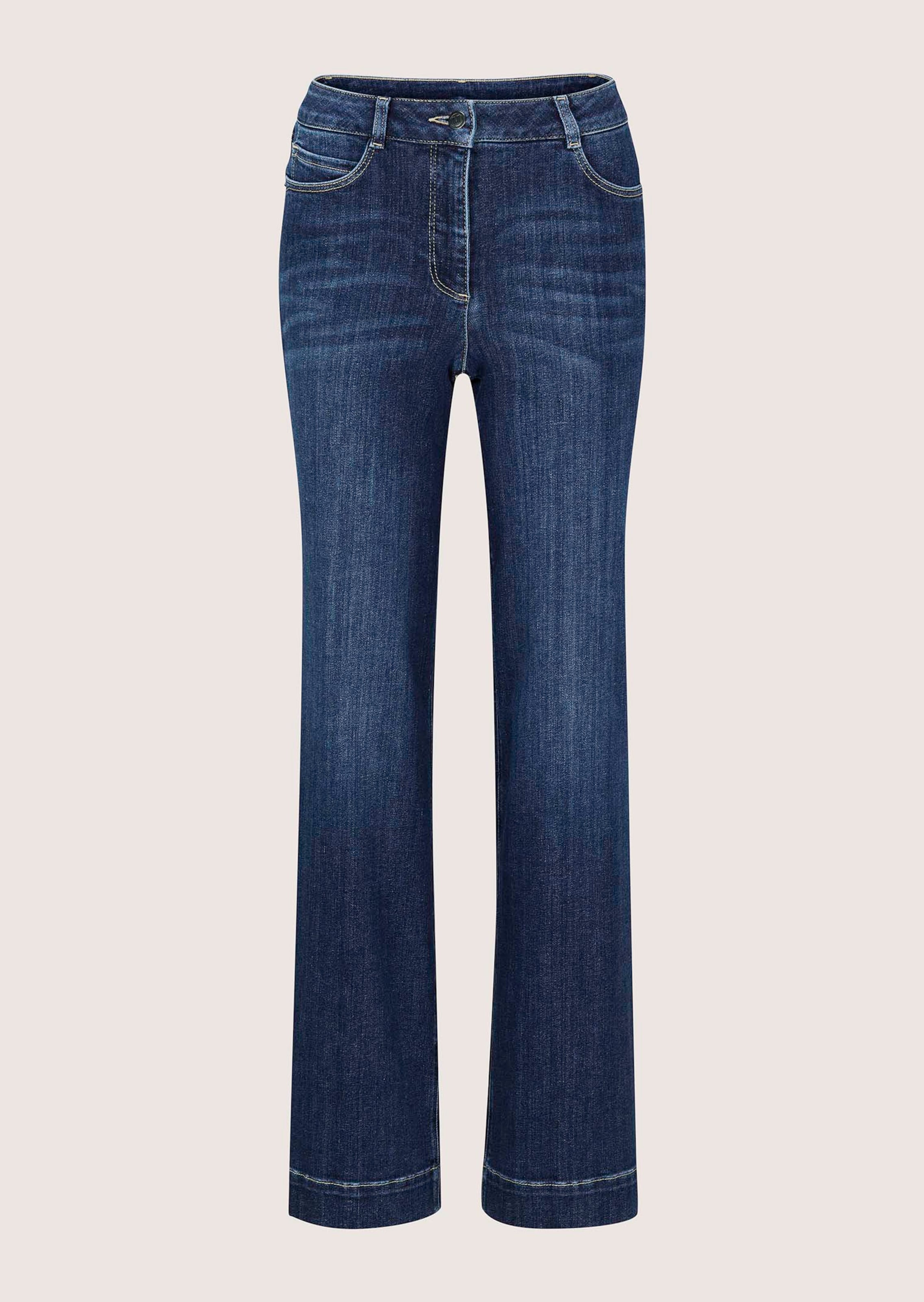 Bequeme Wide-Leg-Jeans aus Powerstretch