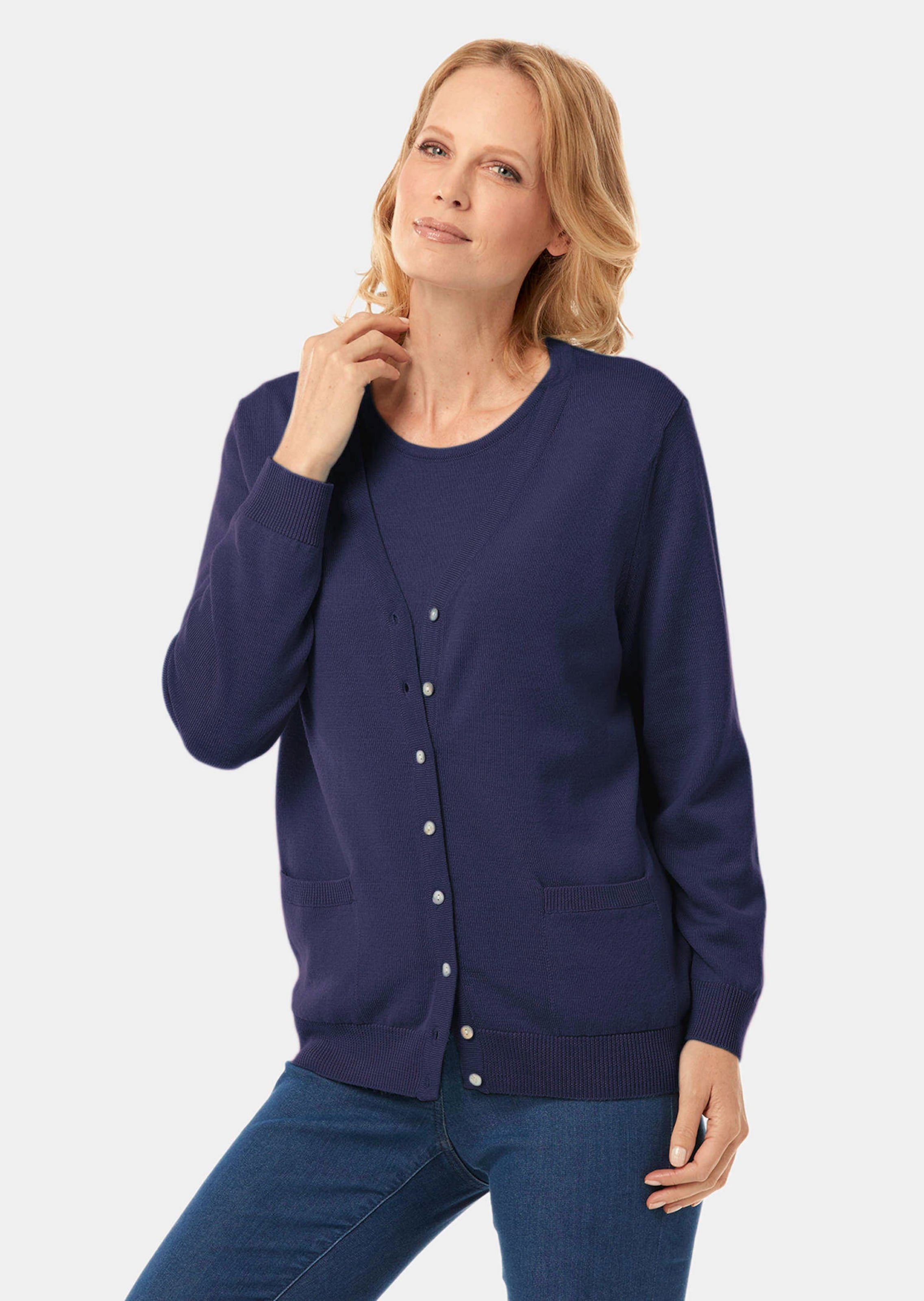 Strick-Twinset aus Merino-Schurwolle