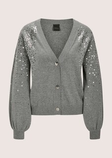 Strickjacke mit Pailletten und Kaschmir thumbnail 7