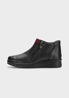 Stiefeletten aus Leder mit Reissverschlüssen thumbnail 4