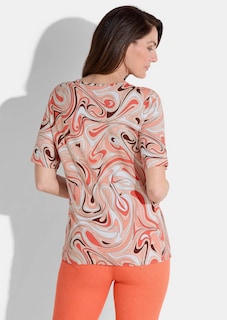 T-shirt imprimé en jersey de viscose thumbnail 2