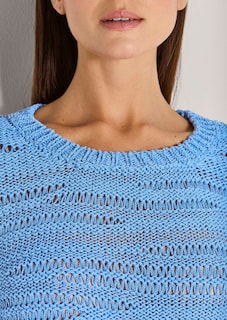 Rundhals-Pullover mit 3/4-Ärmeln thumbnail 6
