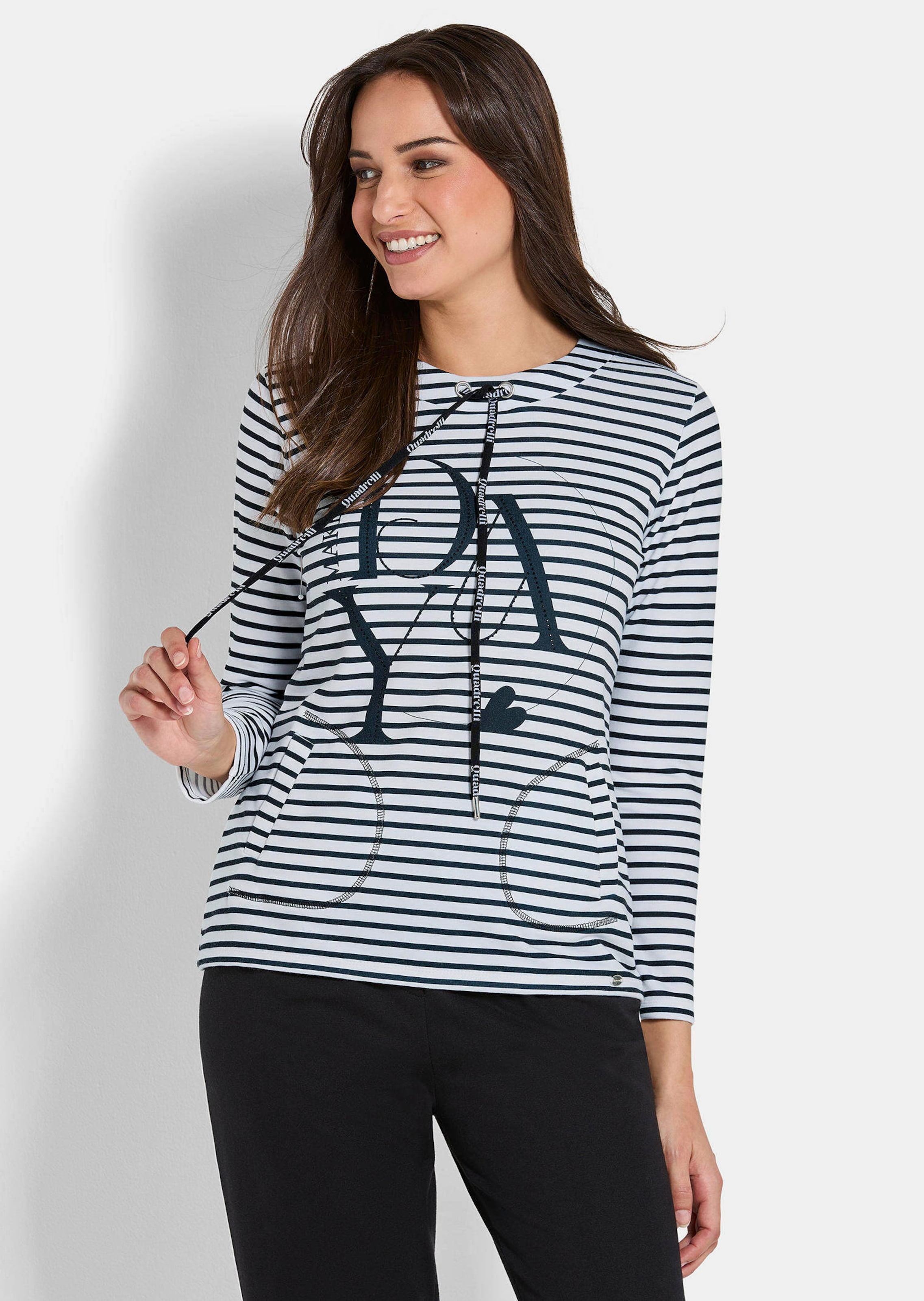 Sweat-shirt à larges rayures
