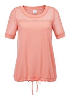 T-shirt avec empiècements en résille thumbnail 2