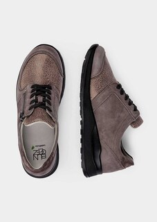 Sneakers en cuir et textile, adaptés aux pieds sujets à l’hallux valgus thumbnail 2