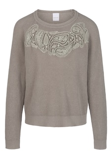 Pullover mit Paisley-Stickerei thumbnail 7