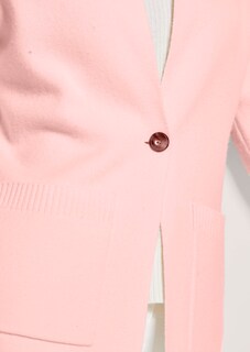 Gebreide blazer met kasjmier thumbnail 6