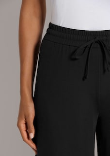 Lässige Jerseyhose mit weitem Bein thumbnail 6