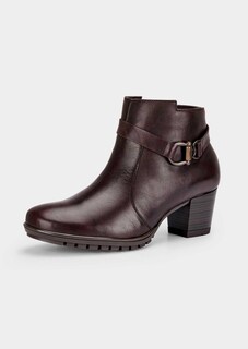 Stiefeletten aus Glattleder mit Zierelement thumbnail 1