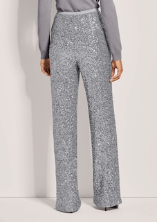 Palazzo trousers with sequins thumbnail 4
