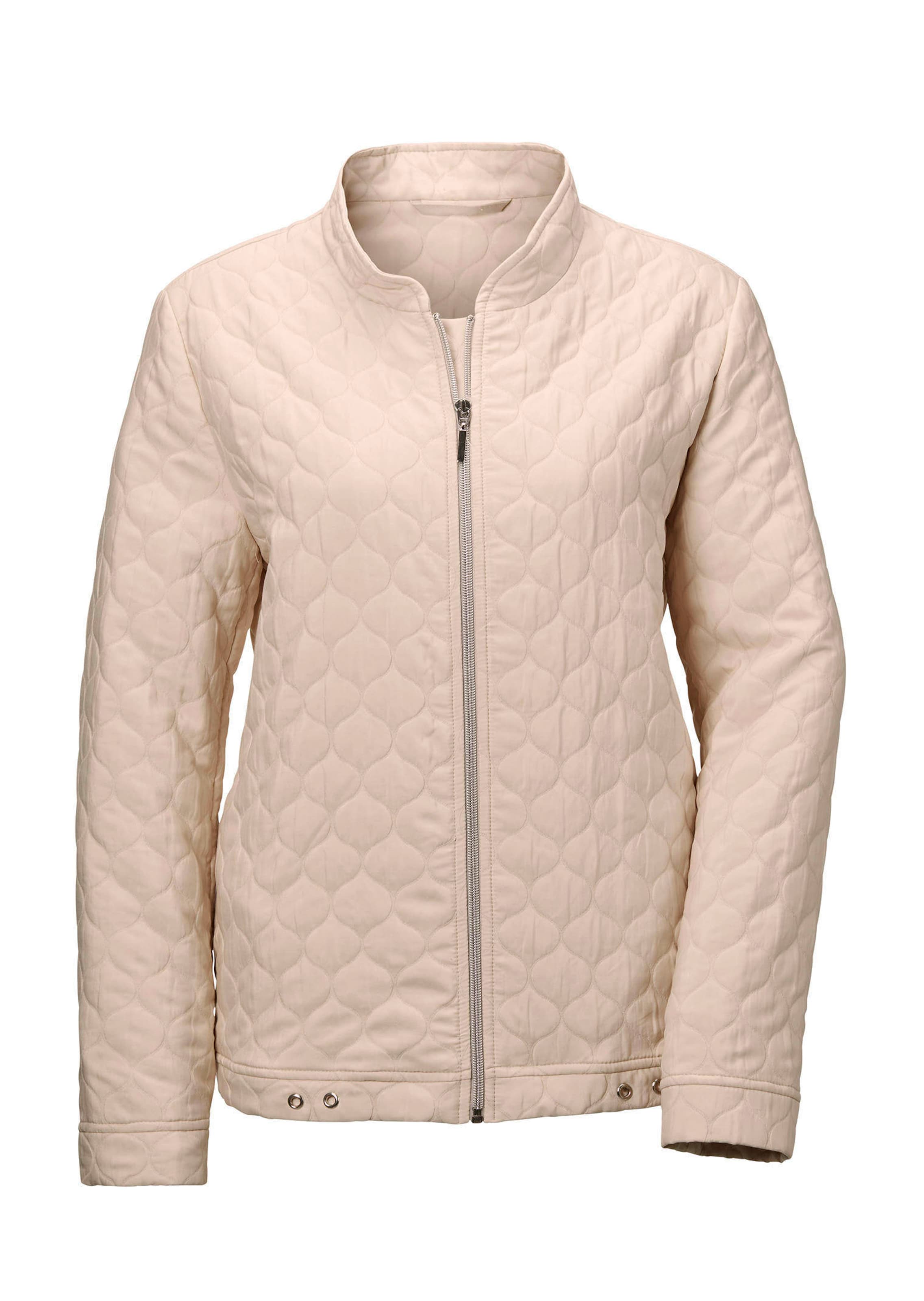 Jacke in wabenförmiger Stepp-Optik