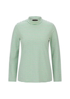 Langarmshirt mit Ringel und Stehkragen thumbnail 6
