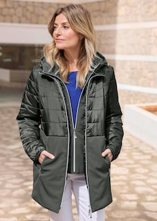 Steppmantel mit Softshell-Einsatz thumbnail 7