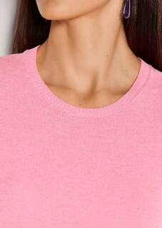 Fine knit crew neck jumper thumbnail 5
