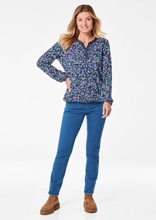 Comfortabel shirt met unieke print thumbnail 2