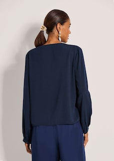 Blouse à volants à manches longues thumbnail 4