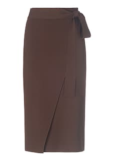 Wrap skirt with tie ribbon thumbnail 7