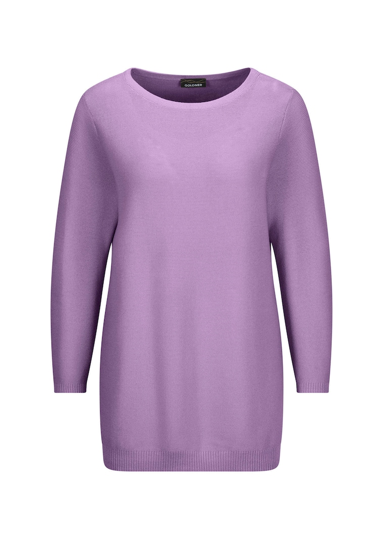 Pull en tricot fin pur coton