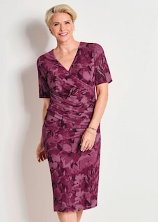 Mesh-Kleid in Wickeloptik thumbnail 7