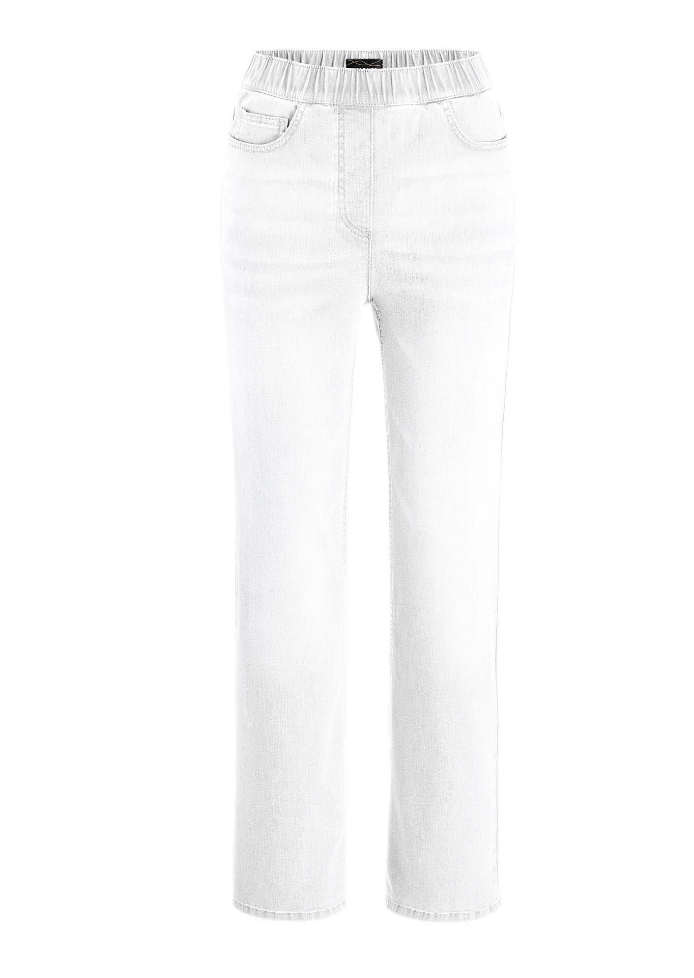 Jeans VERA met elastische tailleband en wijde pijpen